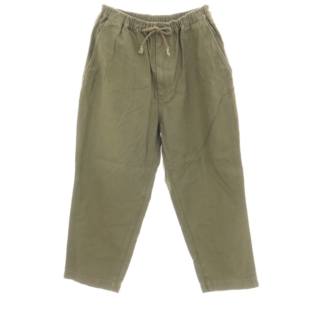 【中古】ジュンヤワタナベ マン JUNYA WATANABE MAN 2025年春夏 コットン イージーパンツ オリーブ【サイズS】【 状態ランクC 】【 メンズ 】