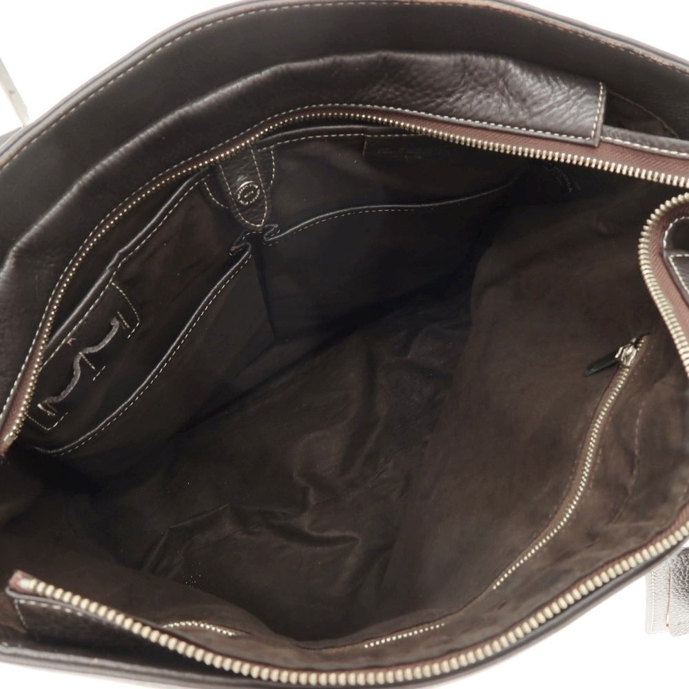 【中古】ペッレモルビダ PELLE MORBIDA レザー トートバッグ ブラウン【 状態ランクC 】【 メンズ 】