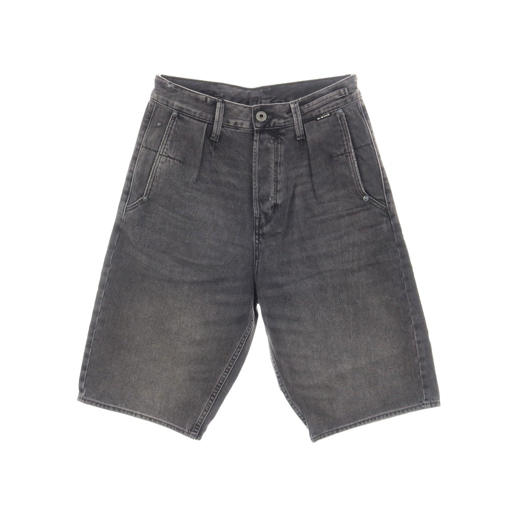 【新品】ジースターロウ G-STAR RAW WORKER CHINO RELAXED SHORT コットン デニム ショートパンツ ブラック(グレー)【サイズ28】【 状態ランクN 】【 メンズ 】