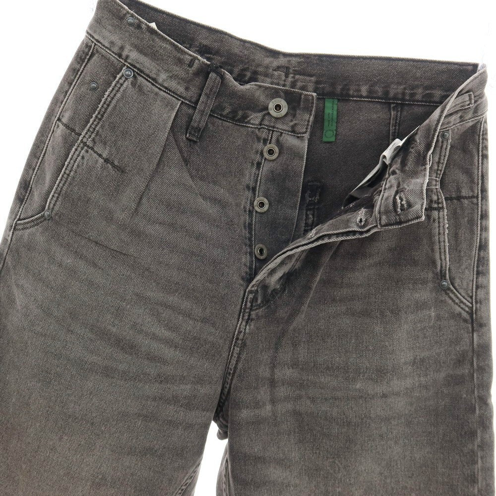 【新品アウトレット】ジースターロウ G-STAR RAW WORKER CHINO RELAXED SHORT コットン デニム ショートパンツ ブラック(グレー)【サイズ28】【 状態ランクN- 】【 メンズ 】