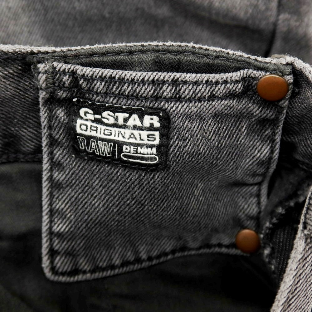 【新品アウトレット】ジースターロウ G-STAR RAW WORKER CHINO RELAXED SHORT コットン デニム ショートパンツ ブラック(グレー)【サイズ28】【 状態ランクN- 】【 メンズ 】
