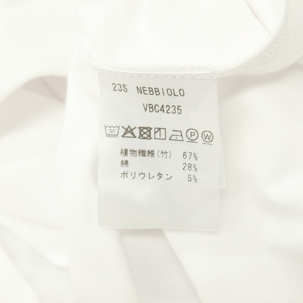 【中古】【未使用】アンティーチポ アンティチポ ANTICIPO NEBBIOLO クルーネック 半袖Tシャツ ホワイト【サイズ40】【 状態ランクS 】【 メンズ 】