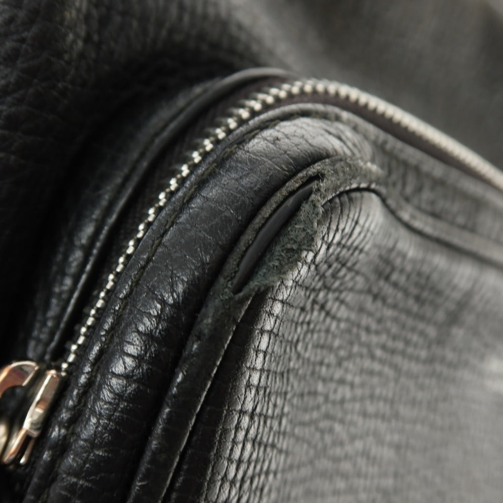 【中古】スマイソン SMYTHSON レザー バックパック・リュック ブラック【 状態ランクD 】【 メンズ 】