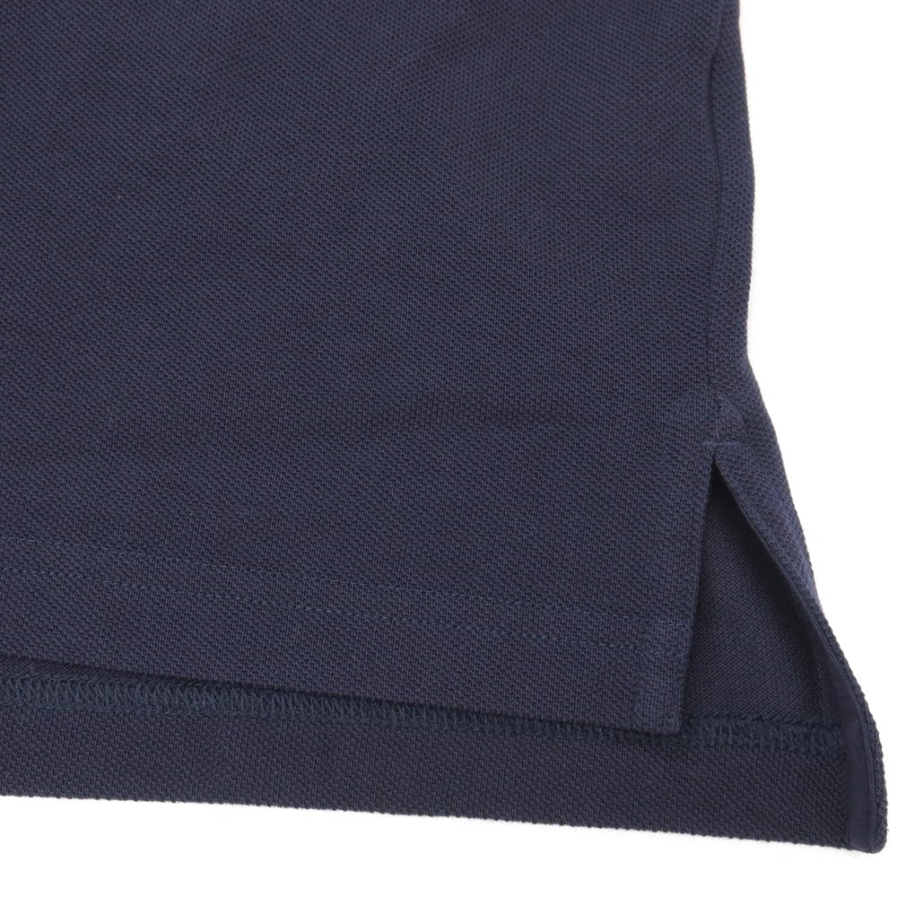 【中古】【未使用】ブルックスブラザーズ Brooks Brothers スーピマコットン 鹿の子 半袖ポロシャツ ネイビー【サイズXS】【 状態ランクS 】【 メンズ 】