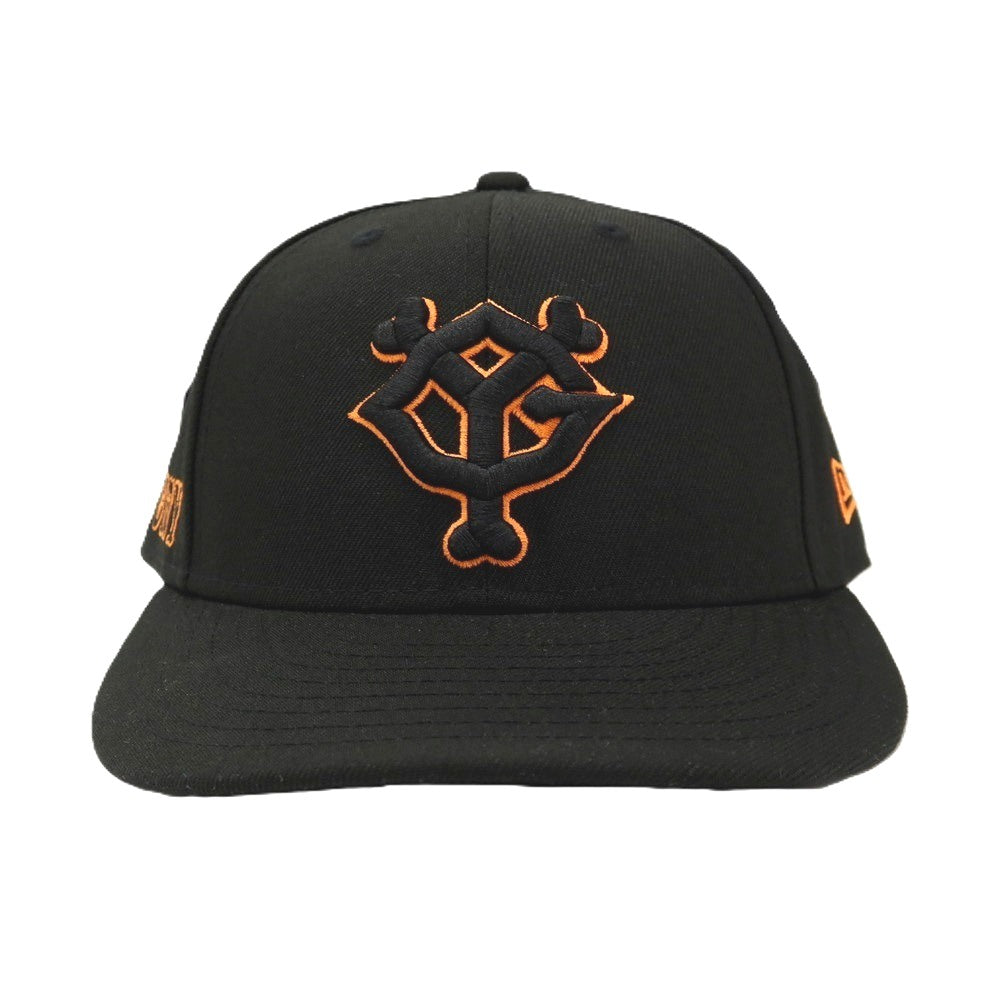 【中古】ブラックアイパッチ BlackEyePatch × 読売GIANTS × NEW ERA ベースボールキャップ 帽子 ブラック【サイズ7 3/8(58.7cm)】【 状態ランクA 】【 メンズ 】