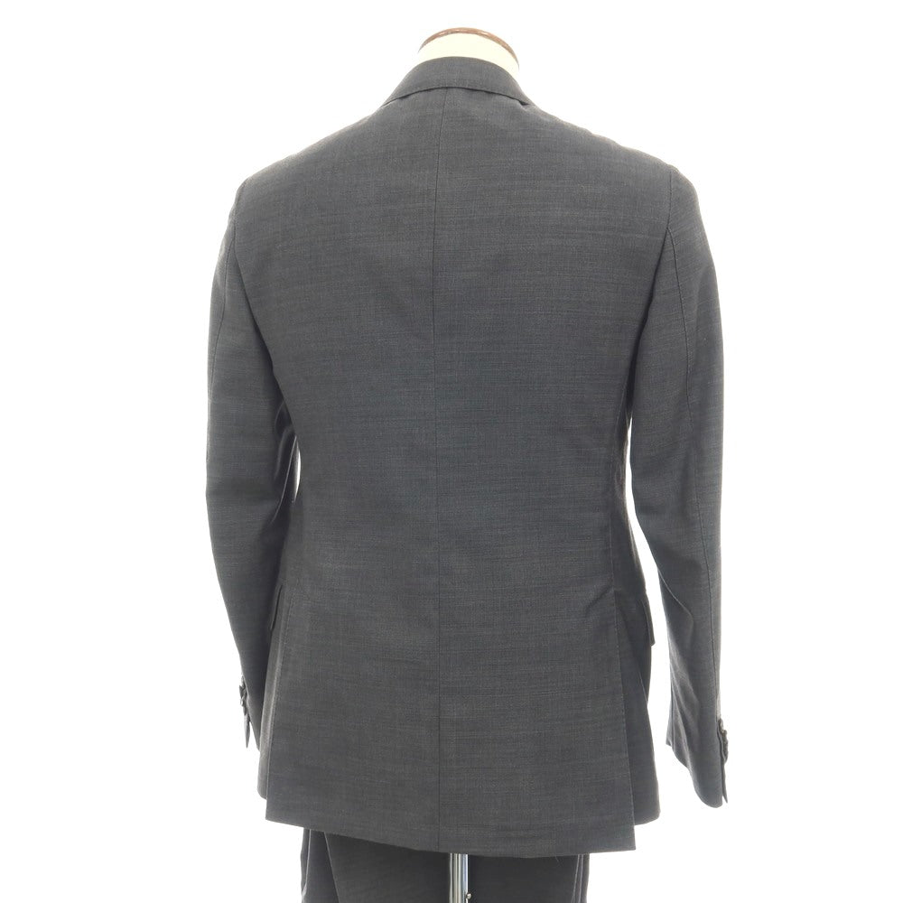 【中古】ラルディーニ LARDINI ウール 3つボタンスーツ ダークグレー【サイズ46】【 状態ランクD 】【 メンズ 】