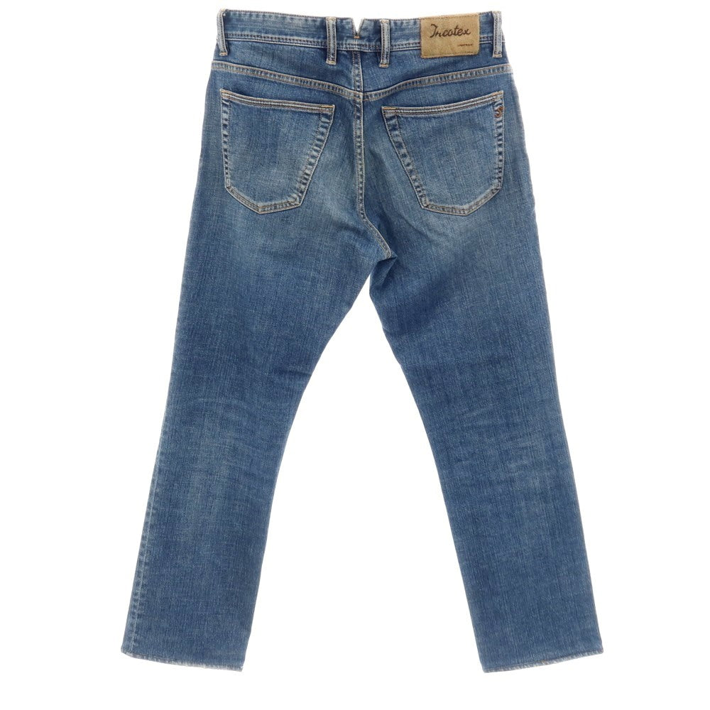 【中古】インコテックス INCOTEX ストレッチ コットン デニムパンツ ジーンズ ブルー【サイズ31】【 状態ランクC 】【 メンズ 】