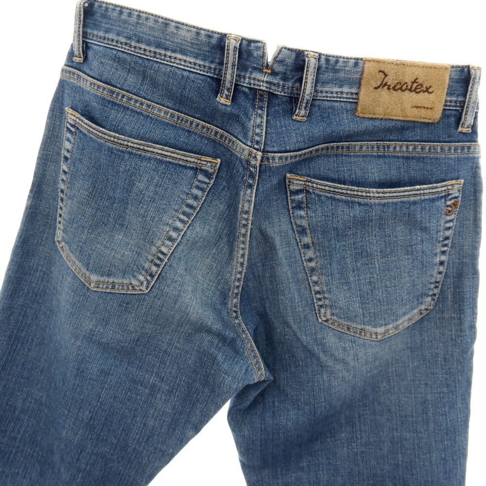 【中古】インコテックス INCOTEX ストレッチ コットン デニムパンツ ジーンズ ブルー【サイズ31】【 状態ランクC 】【 メンズ 】