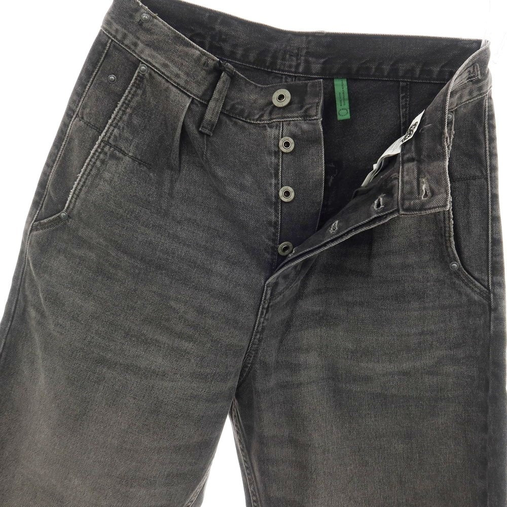 【新品アウトレット】ジースターロウ G-STAR RAW WORKER CHINO RELAXED SHORT デニム ショートパンツ ブラック(グレー)【サイズ28】【 状態ランクN- 】【 メンズ 】