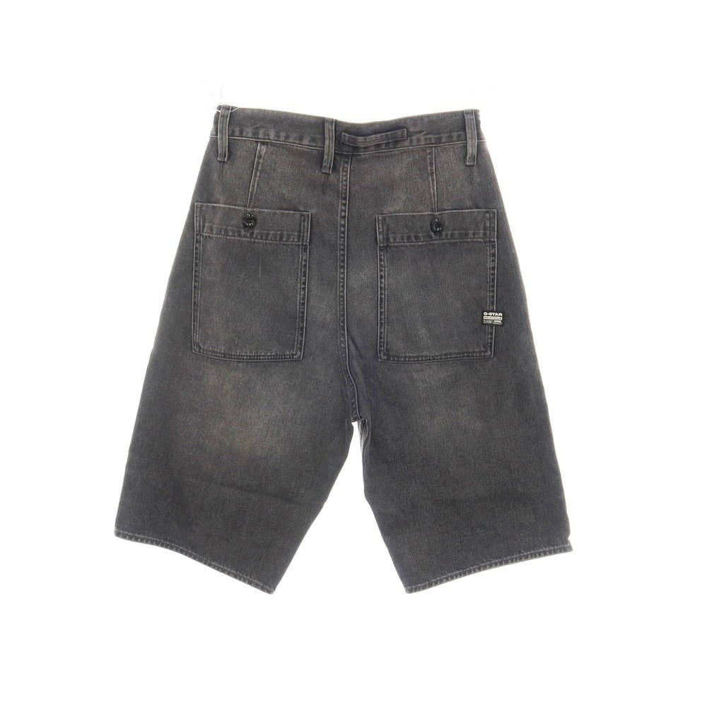 【新品アウトレット】ジースターロウ G-STAR RAW WORKER CHINO RELAXED SHORT デニム ショートパンツ ブラック(グレー)【サイズ28】【 状態ランクN- 】【 メンズ 】