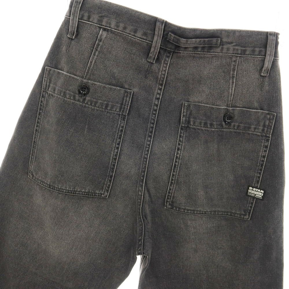 【新品アウトレット】ジースターロウ G-STAR RAW WORKER CHINO RELAXED SHORT デニム ショートパンツ ブラック(グレー)【サイズ28】【 状態ランクN- 】【 メンズ 】