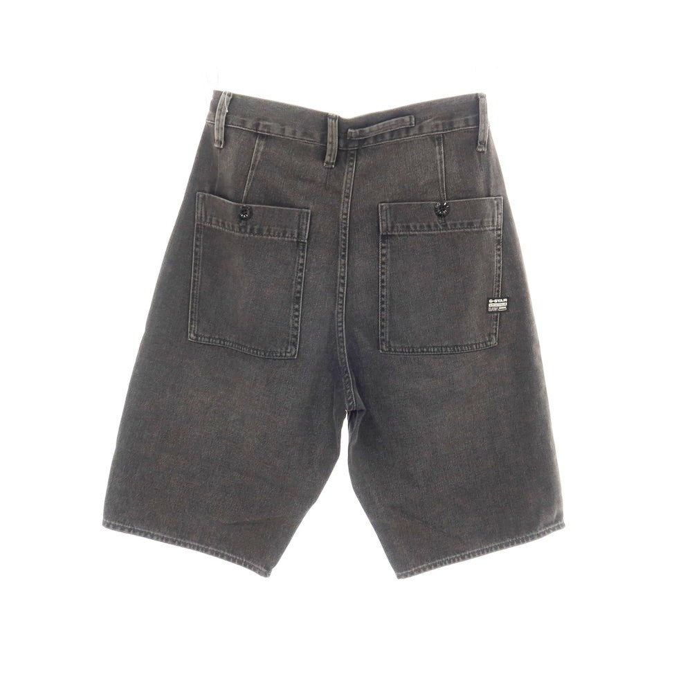 【新品アウトレット】ジースターロウ G-STAR RAW WORKER CHINO RELAXED SHORT デニム ショートパンツ ブラック(グレー)【サイズ28】【 状態ランクN- 】【 メンズ 】