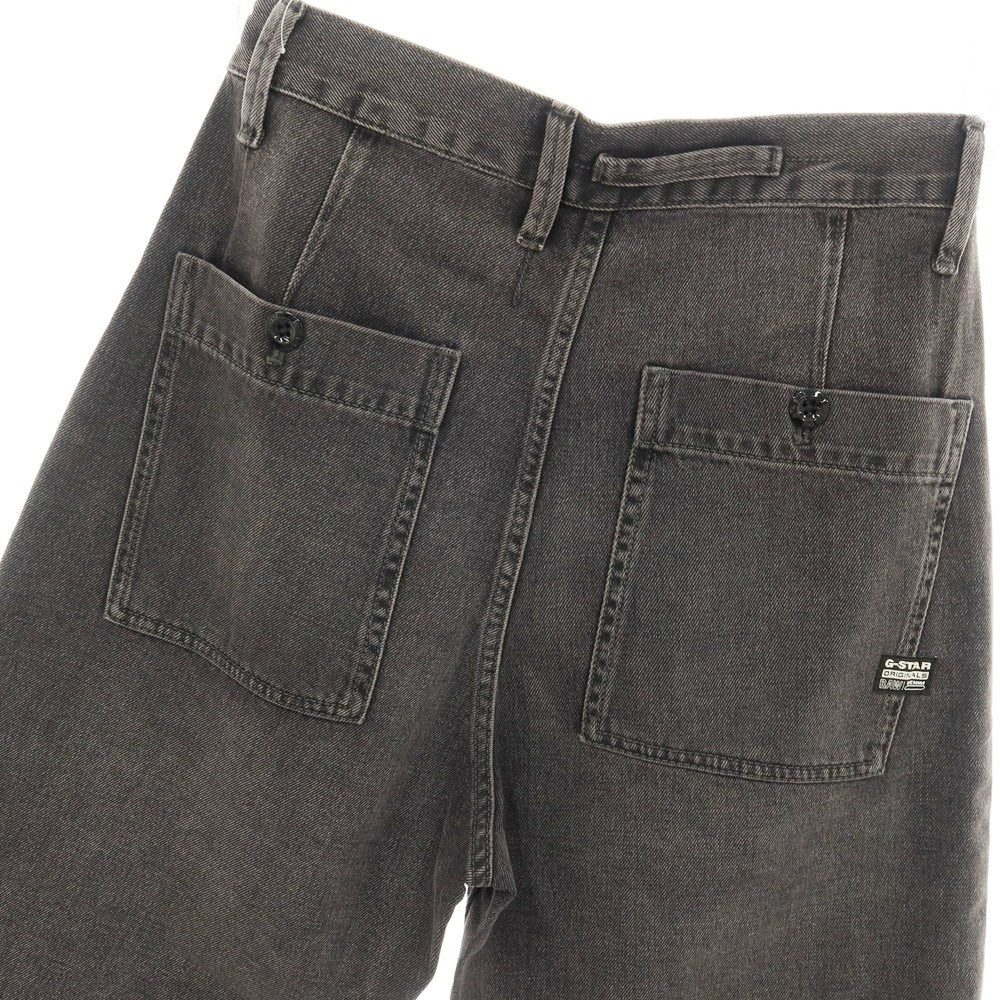 【新品アウトレット】ジースターロウ G-STAR RAW WORKER CHINO RELAXED SHORT デニム ショートパンツ ブラック(グレー)【サイズ28】【 状態ランクN- 】【 メンズ 】