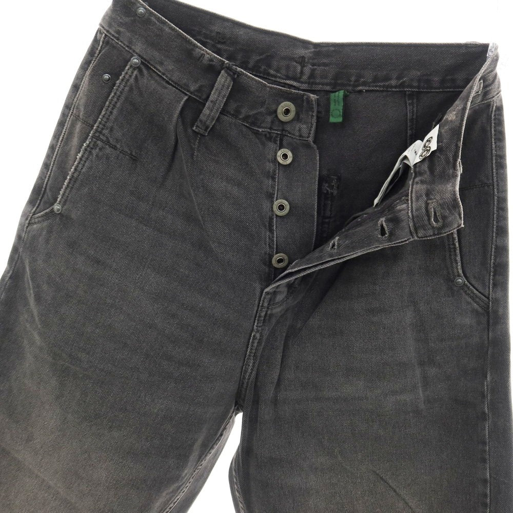 【新品アウトレット】ジースターロウ G-STAR RAW WORKER CHINO RELAXED SHORT デニム ショートパンツ ブラック(グレー)【サイズ28】【 状態ランクN- 】【 メンズ 】