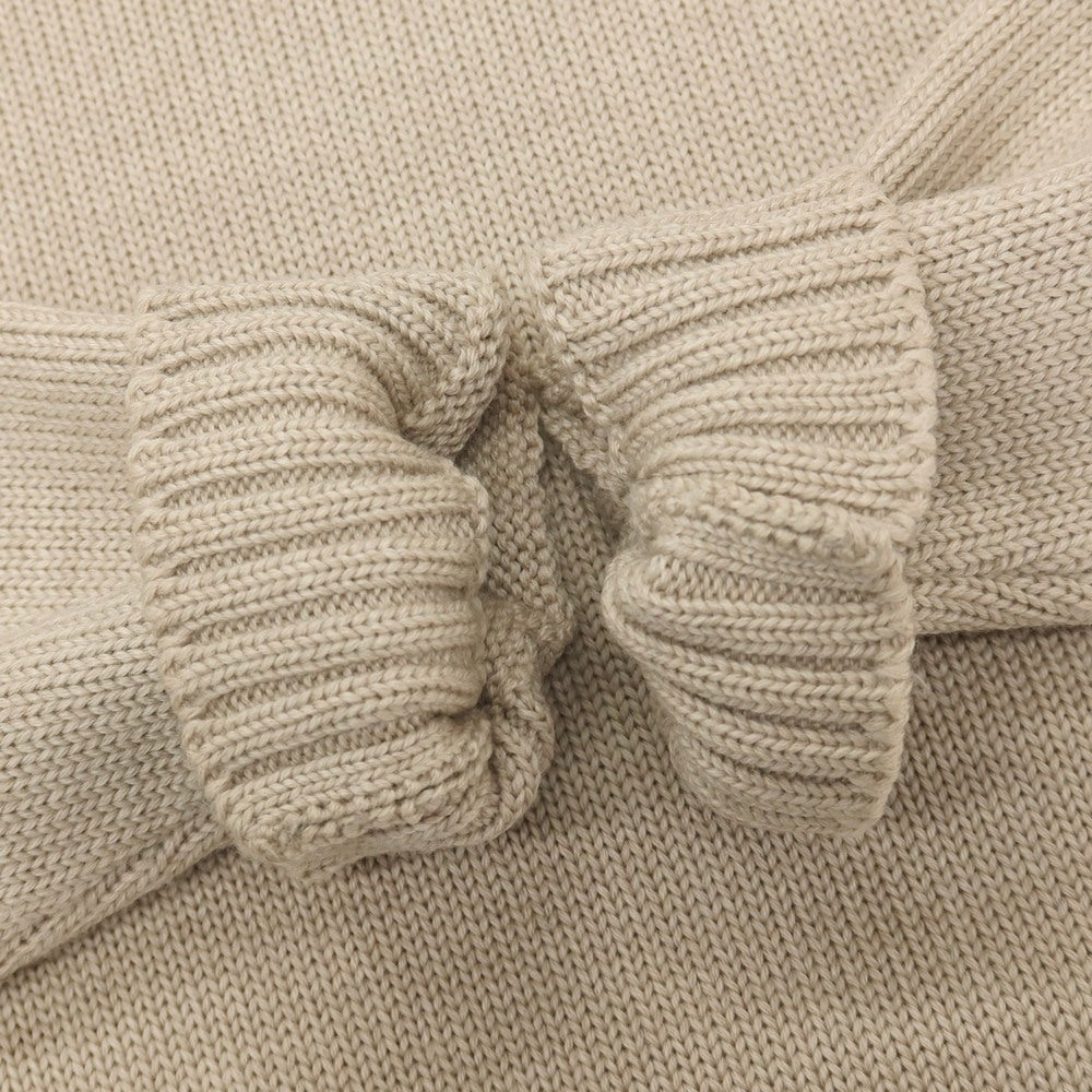 【中古】ザノーネ ZANONE ミドルゲージ ウール モックネック プルオーバーニット ピンクベージュ【サイズ48】【 状態ランクC 】【 メンズ 】
