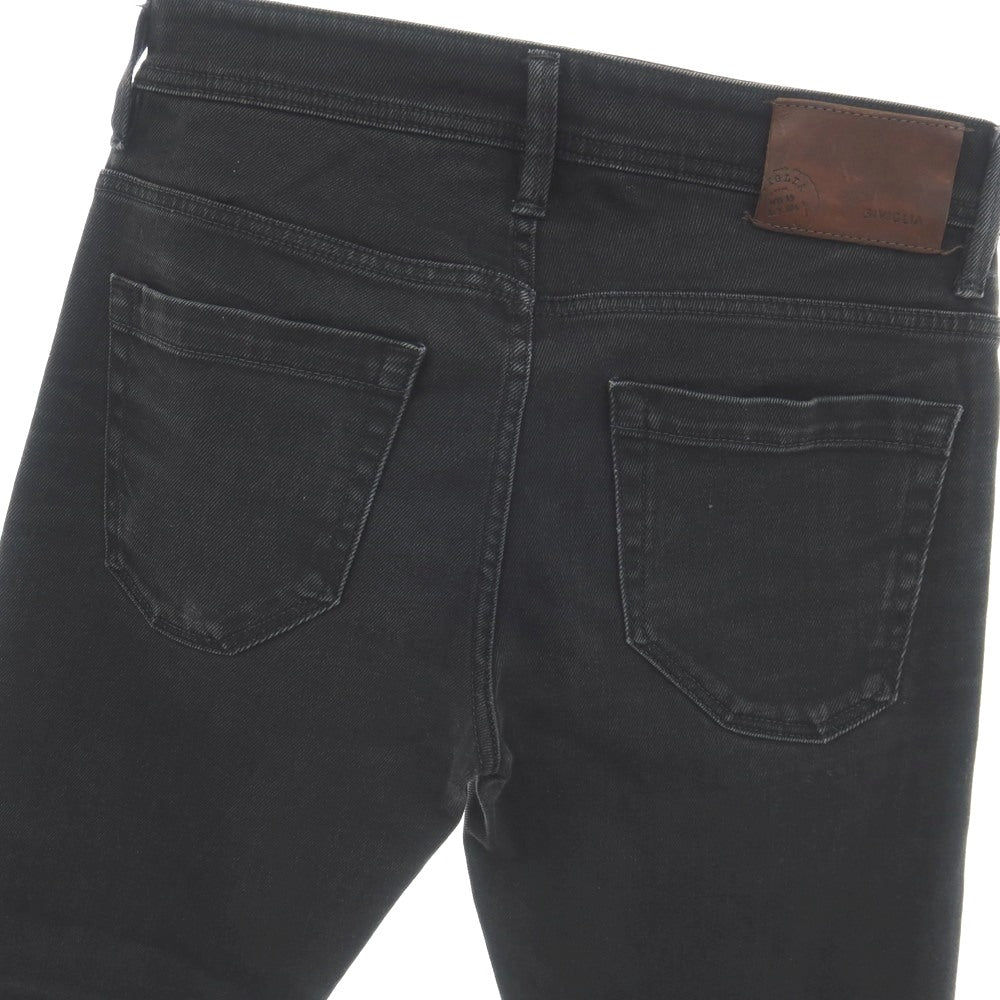 【中古】シビリア SIVIGLIA ストレッチ コットン デニムパンツ ジーンズ ブラック【サイズ30】【 状態ランクC 】【 メンズ 】