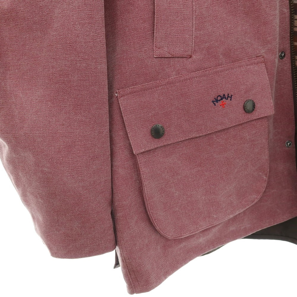 【中古】ノア NOAH × Barbour リサイクルコットン ビデイルジャケット フィールドジャケット ピンク【サイズM】【 状態ランクA 】【 メンズ 】