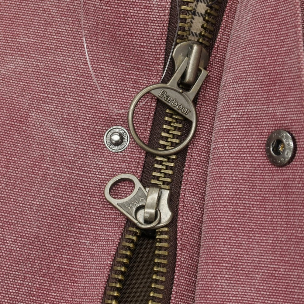 【中古】ノア NOAH × Barbour リサイクルコットン ビデイルジャケット フィールドジャケット ピンク【サイズM】【 状態ランクA 】【 メンズ 】