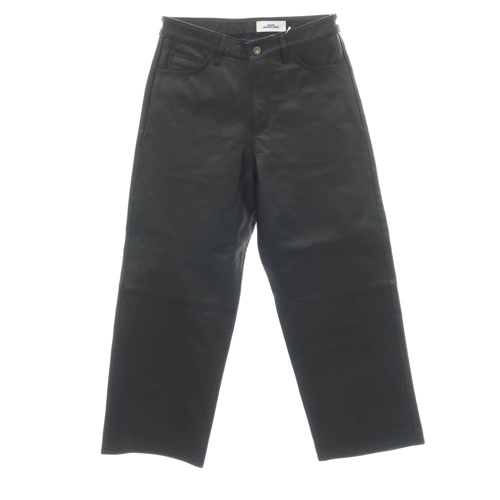 【中古】ナイスウェザー NICE WEATHER カウレザー 5ポケットパンツ ブラック【サイズM】【 状態ランクA 】【 メンズ 】