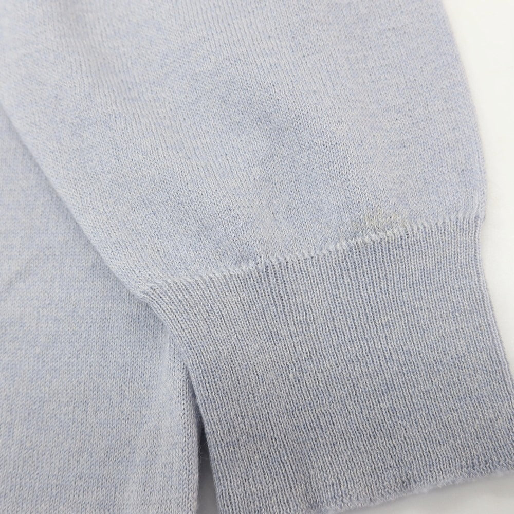 【中古】ジョンスメドレー JOHN SMEDLEY ハイゲージ ウールコットン クルーネック プルオーバーニット アイスグレー【サイズM】【 状態ランクB 】【 メンズ 】