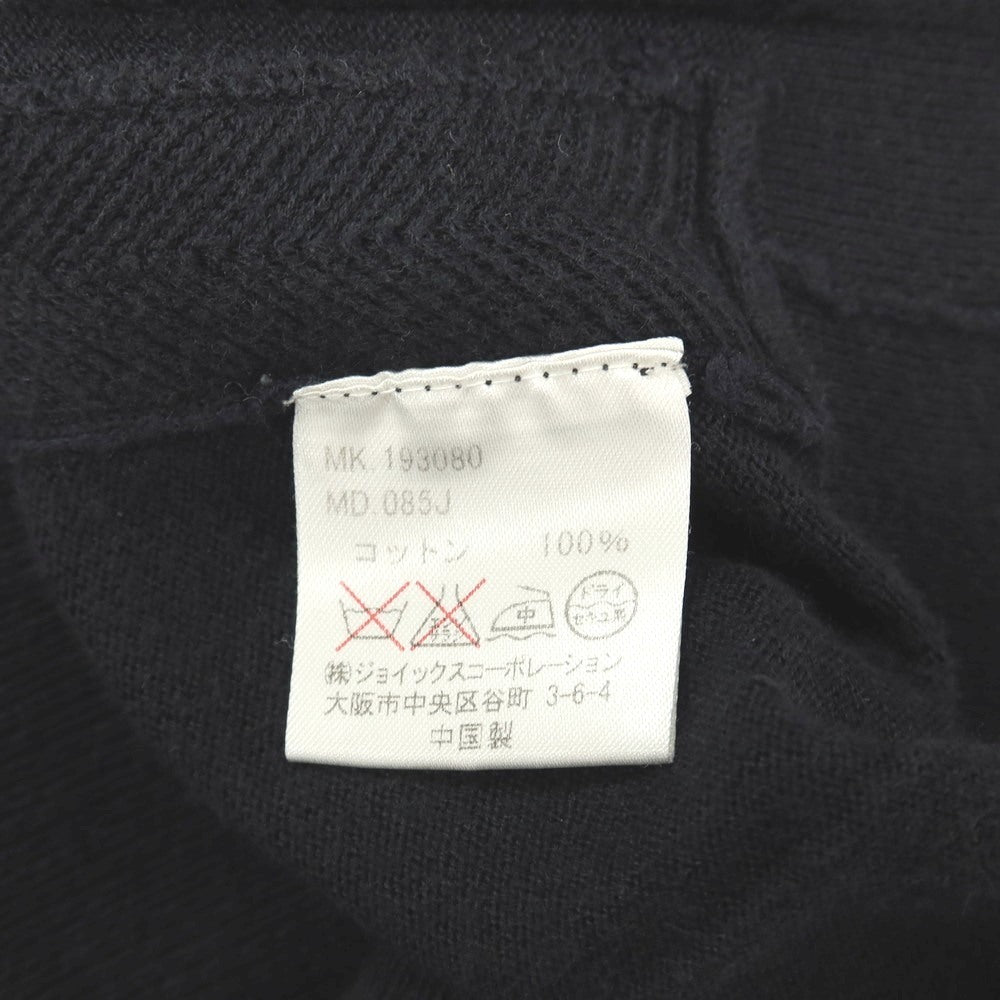 【中古】ポールスミス Paul Smith ハイゲージ コットン Vネック ニットベスト ブラックネイビー系【サイズM】【 状態ランクC 】【 メンズ 】