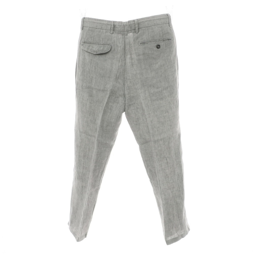 【中古】バルバ BARBA リネン イージーパンツ グレー【サイズ46】【 状態ランクC 】【 メンズ 】