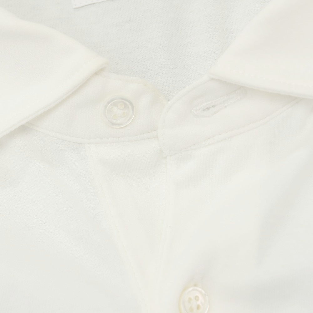 【中古】ビューティアンドユースユナイテッドアローズ BEAUTY&YOUTH UNITED ARROWS コットン 長袖ポロシャツ ホワイト【サイズM】【 状態ランクC 】【 メンズ 】