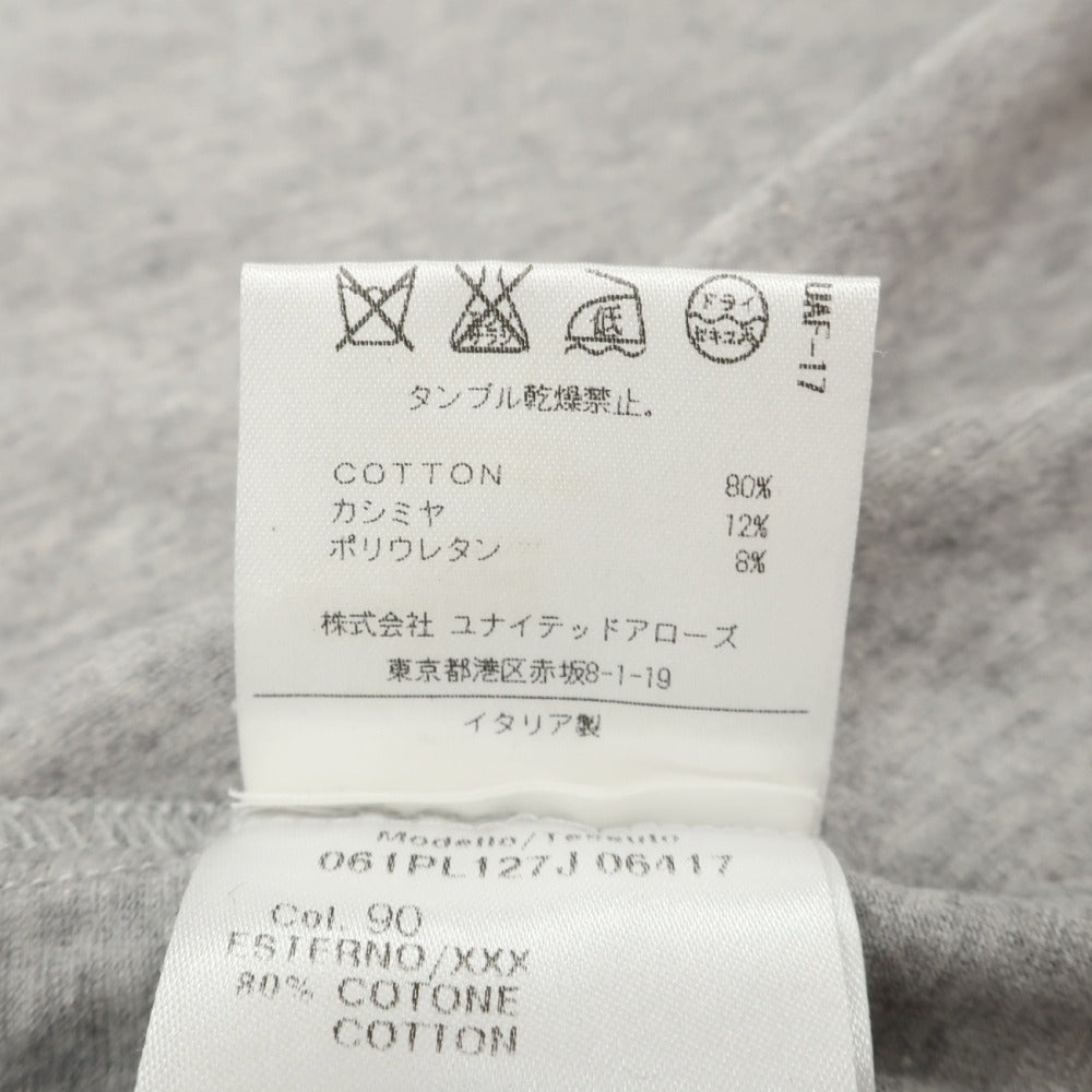 【中古】ギローバー GUY ROVER コットンカシミヤ ジャージー ワイドカラー カジュアルシャツ グレー【サイズL】【 状態ランクC 】【 メンズ 】