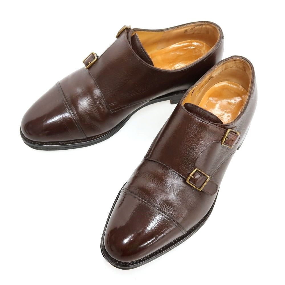 【中古】ジョンロブ John Lobb WILLIAM グレインレザー ドレスシューズ ブラウン【サイズ9 1/2 EE】【 状態ランクC 】【 メンズ 】