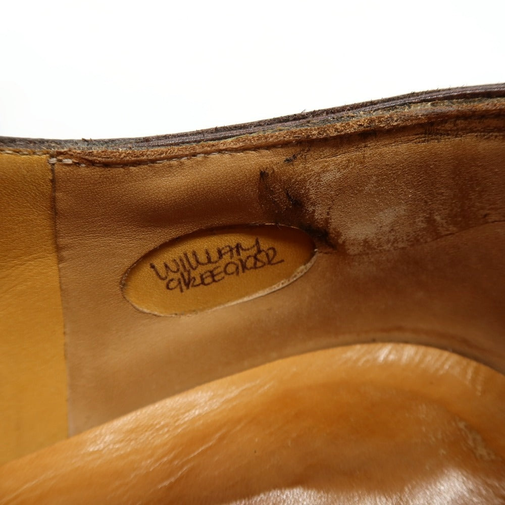 【中古】ジョンロブ John Lobb WILLIAM グレインレザー ドレスシューズ ブラウン【サイズ9 1/2 EE】【 状態ランクC 】【 メンズ 】