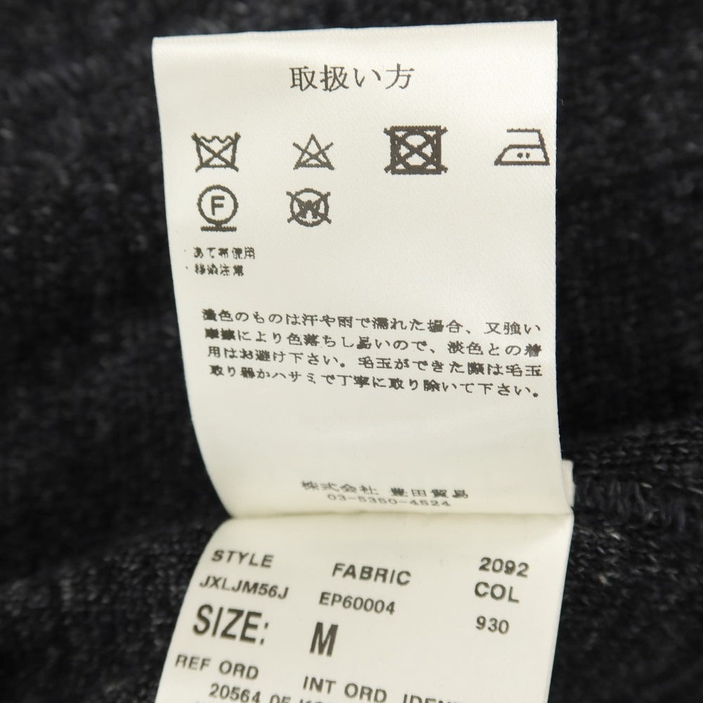 【中古】ラルディーニ LARDINI リネンコットン 2B ニットジャケット ダークグレー【サイズM】【 状態ランクB 】【 メンズ 】