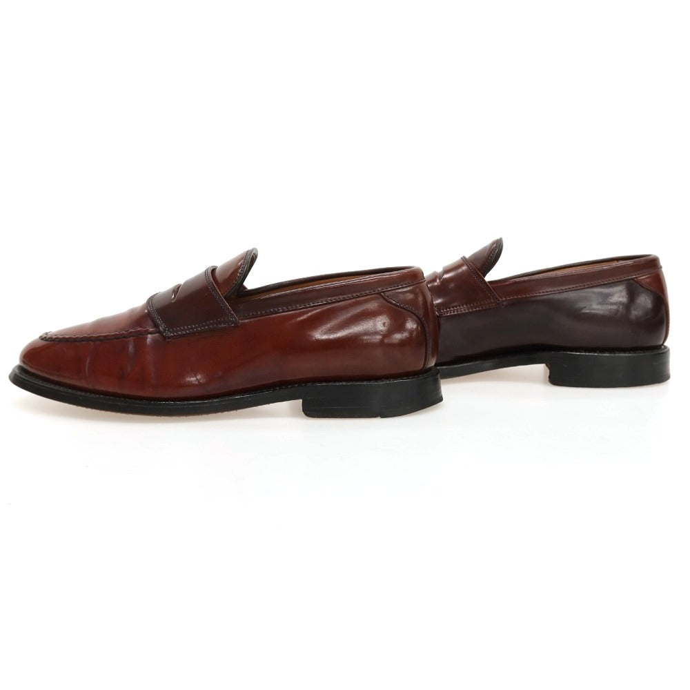 【中古】アレンエドモンズ Allen Edmonds HINSDALE コードバン ローファー ブラウン【サイズ8 E】【 状態ランクB 】【 メンズ 】
