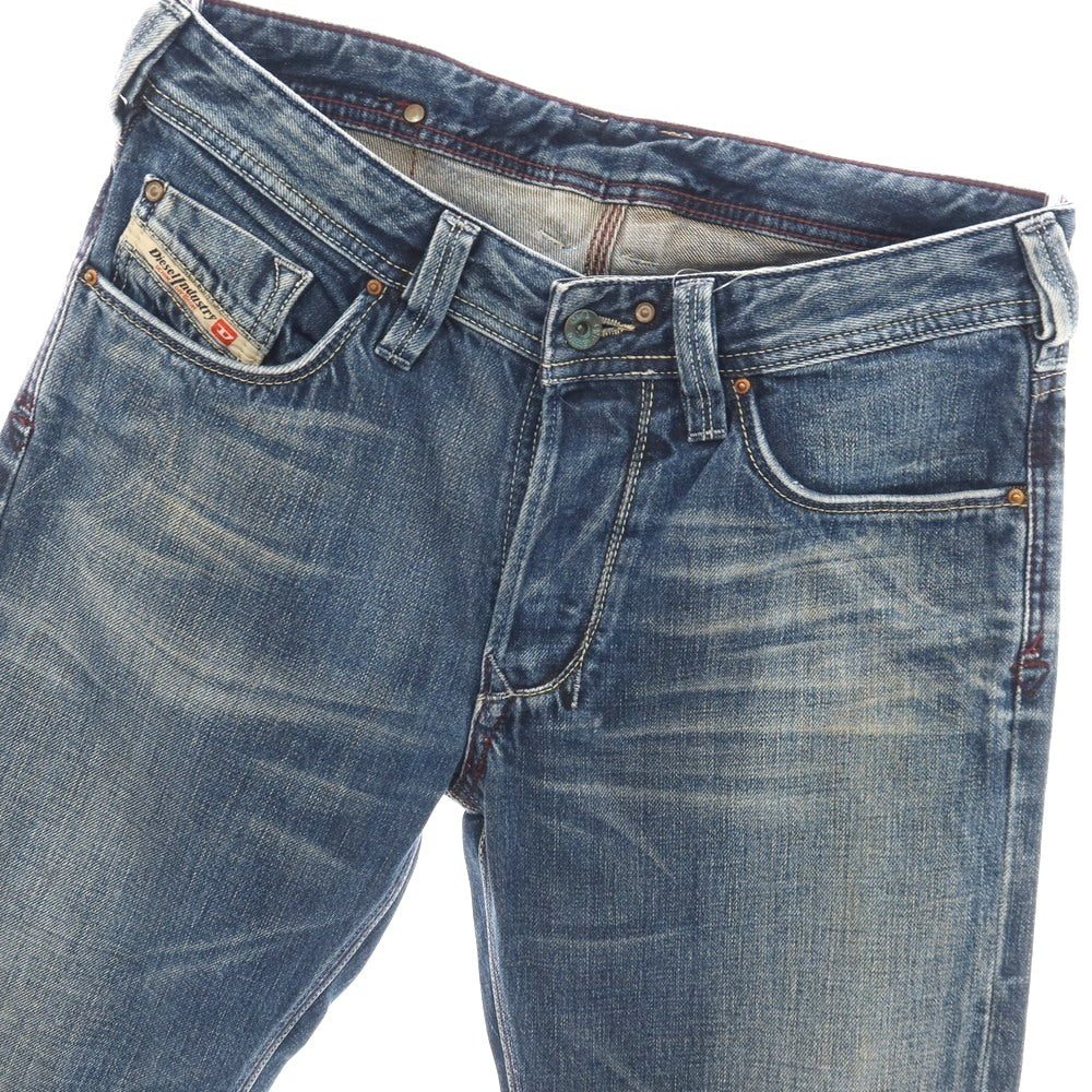 【中古】ディーゼル DIESEL コットン デニムパンツ ジーンズ ブルーネイビー【サイズ29】【 状態ランクC 】【 メンズ 】