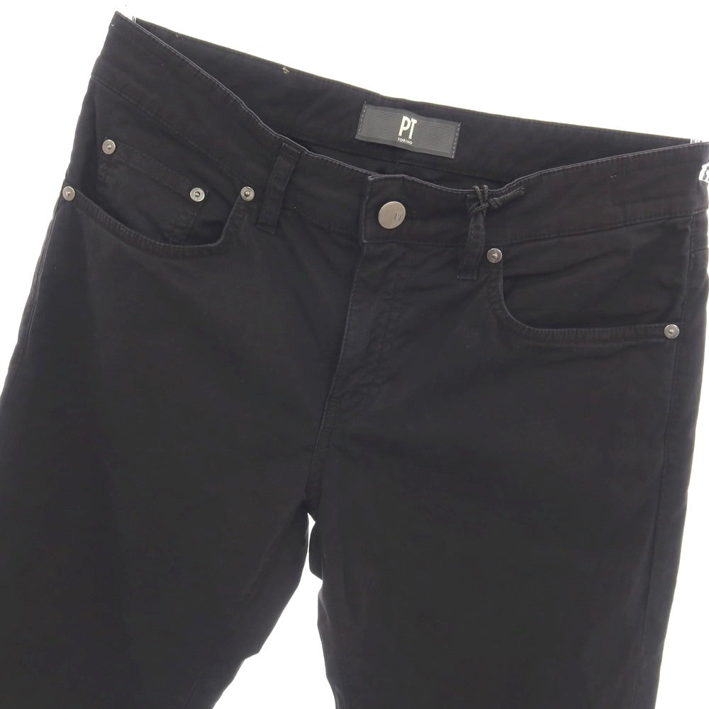 【中古】ピーティートリノ デニム PT TORINO DENIM SWING ストレッチ コットン 5ポケットパンツ ブラック【サイズ31】【 状態ランクB 】【 メンズ 】