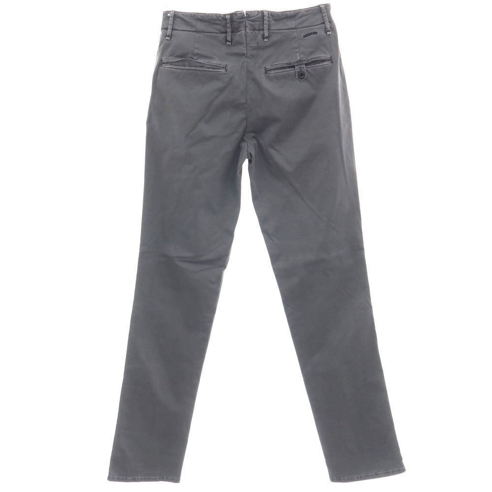 【中古】インコテックス スラックス INCOTEX SLACKS ストレッチ コットン カジュアルスラックスパンツ グレー【サイズ30】【 状態ランクB 】【 メンズ 】