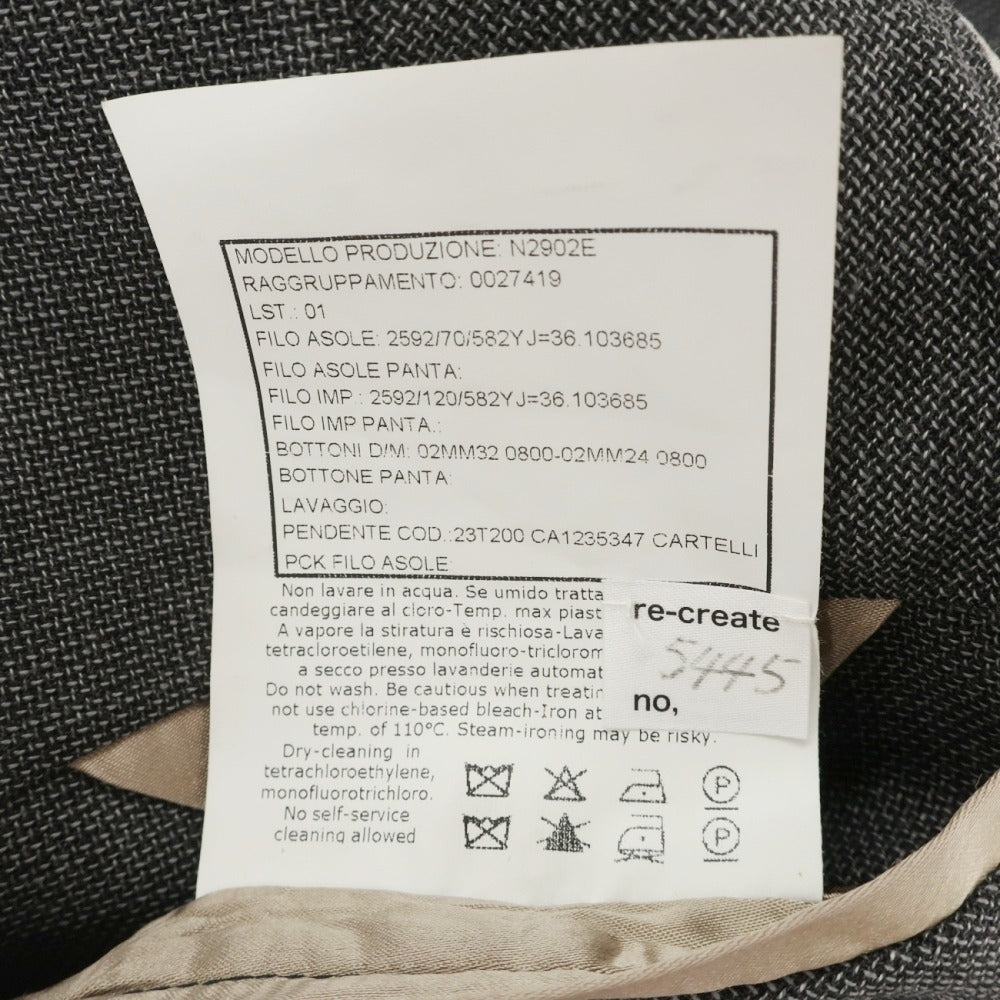 【中古】ボリオリ BOGLIOLI K.JACKET ストレッチウール 3B テーラードジャケット ダークグレー【サイズ46】【 状態ランクC 】【 メンズ 】