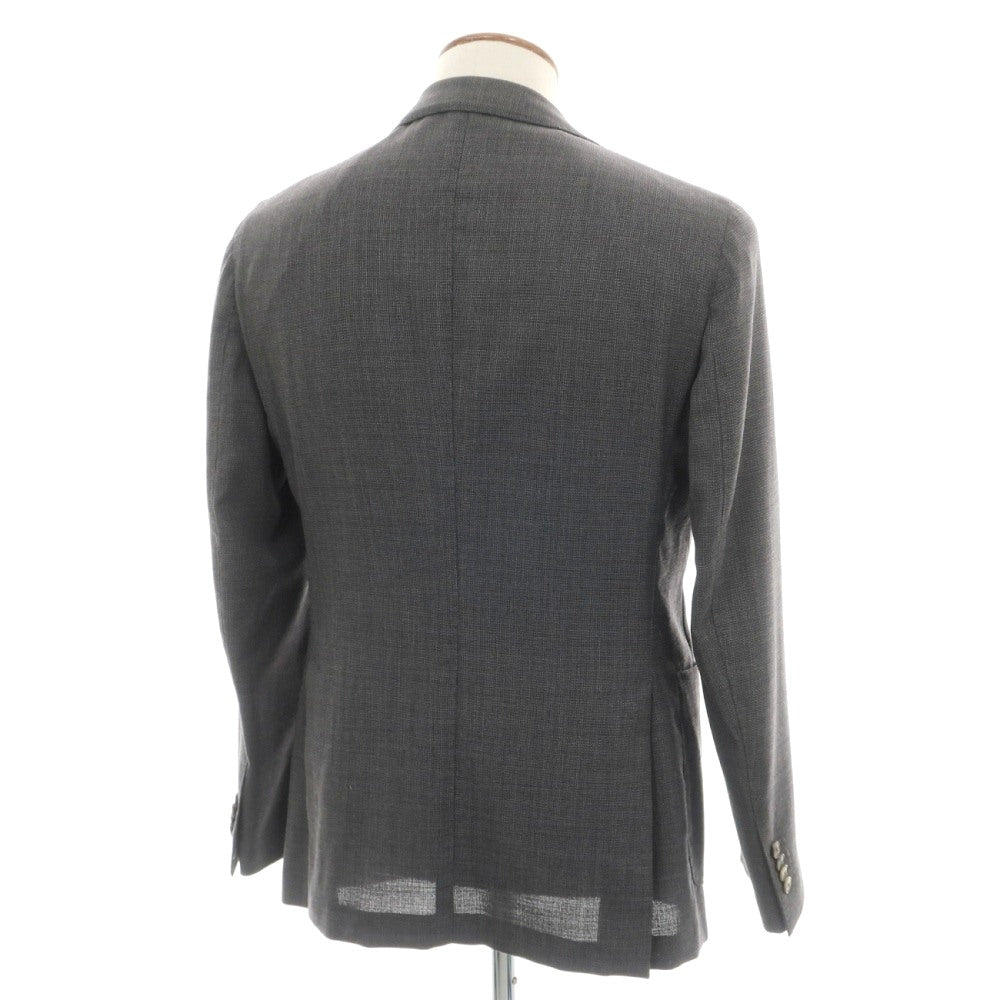 【中古】ボリオリ BOGLIOLI K.JACKET ストレッチウール 3B テーラードジャケット ダークグレー【サイズ46】【 状態ランクC 】【 メンズ 】