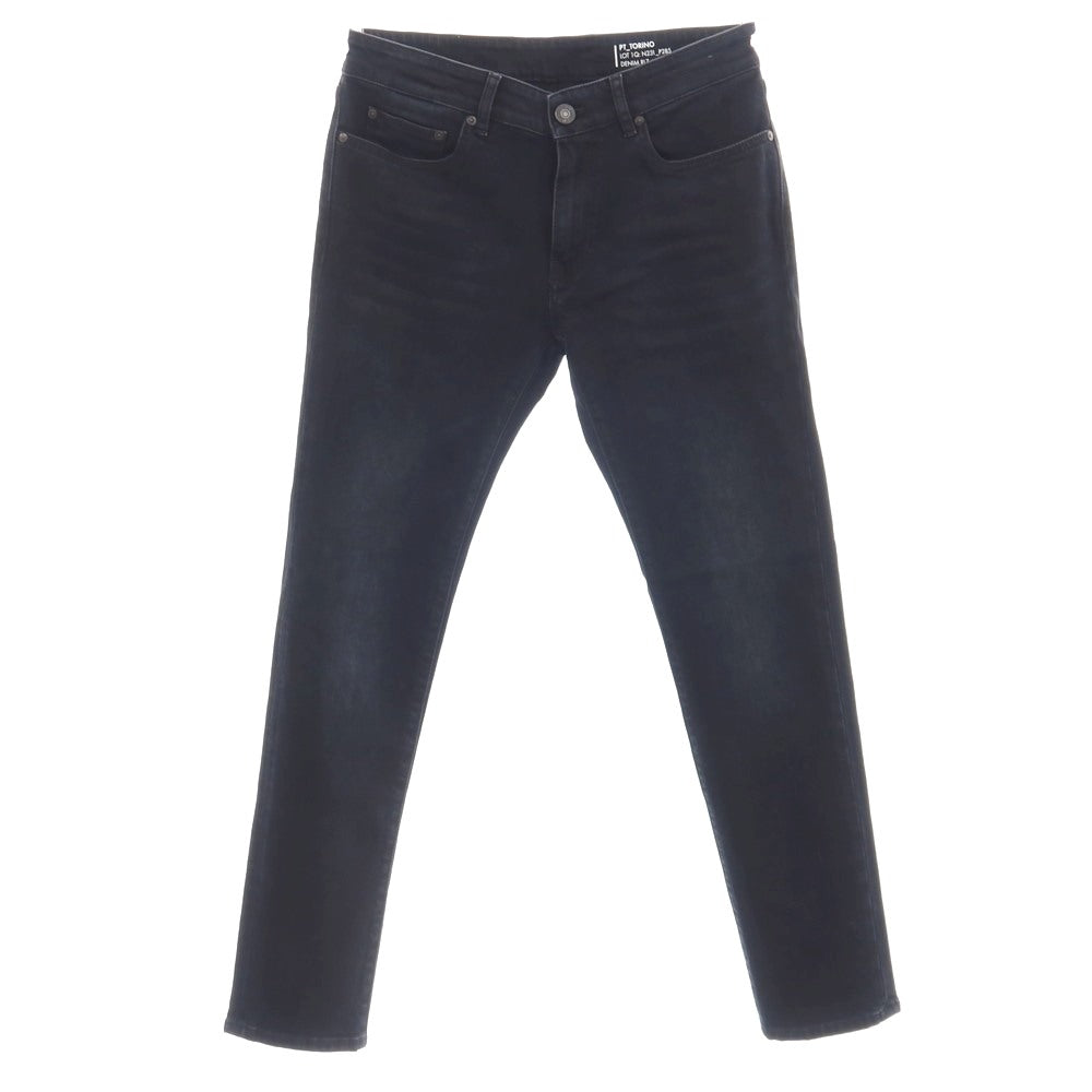 【中古】ピーティートリノ デニム PT TORINO DENIM ROCK ストレッチ コットン デニムパンツ ブラックネイビー【サイズ32】【 状態ランクB 】【 メンズ 】