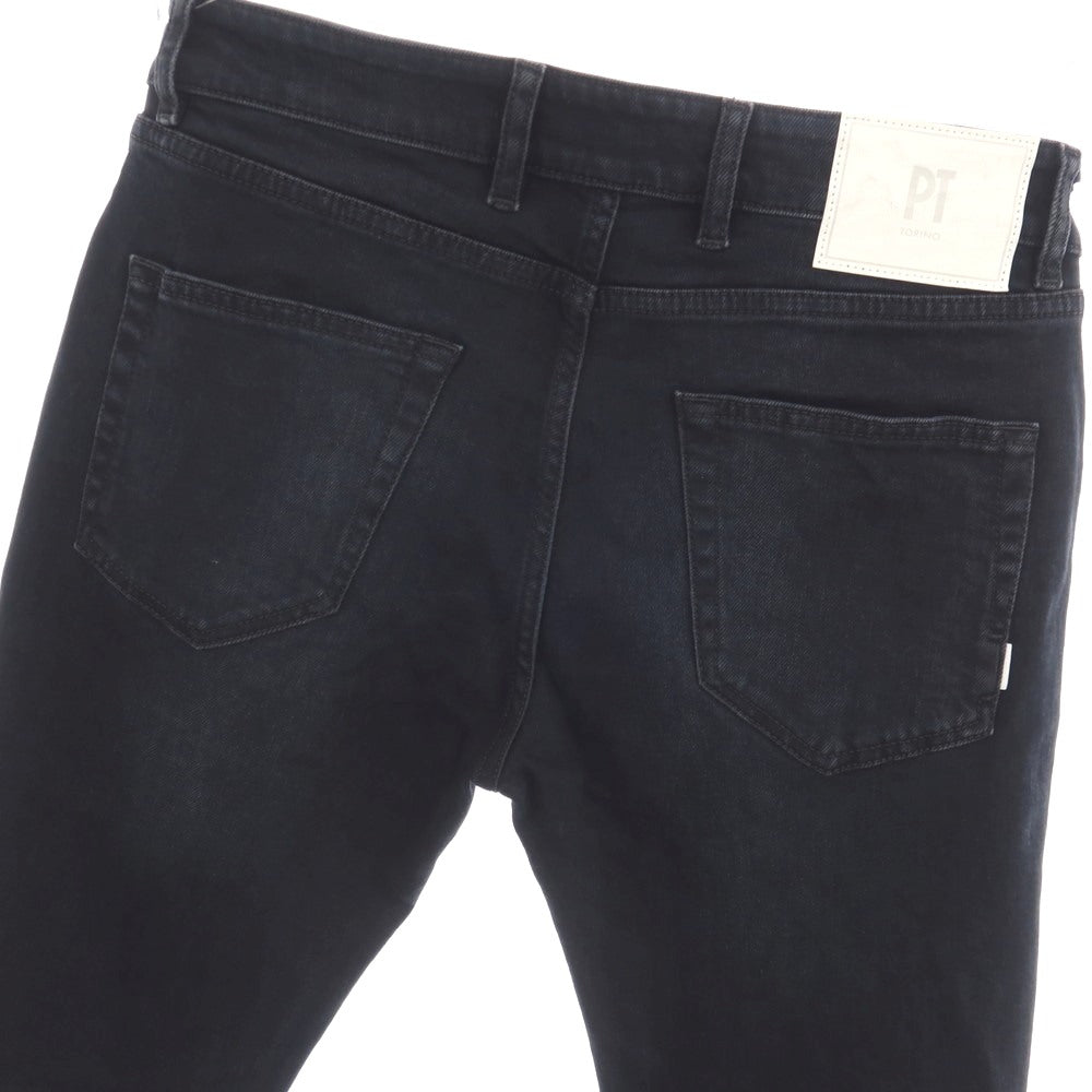 【中古】ピーティートリノ デニム PT TORINO DENIM ROCK ストレッチ コットン デニムパンツ ブラックネイビー【サイズ32】【 状態ランクB 】【 メンズ 】