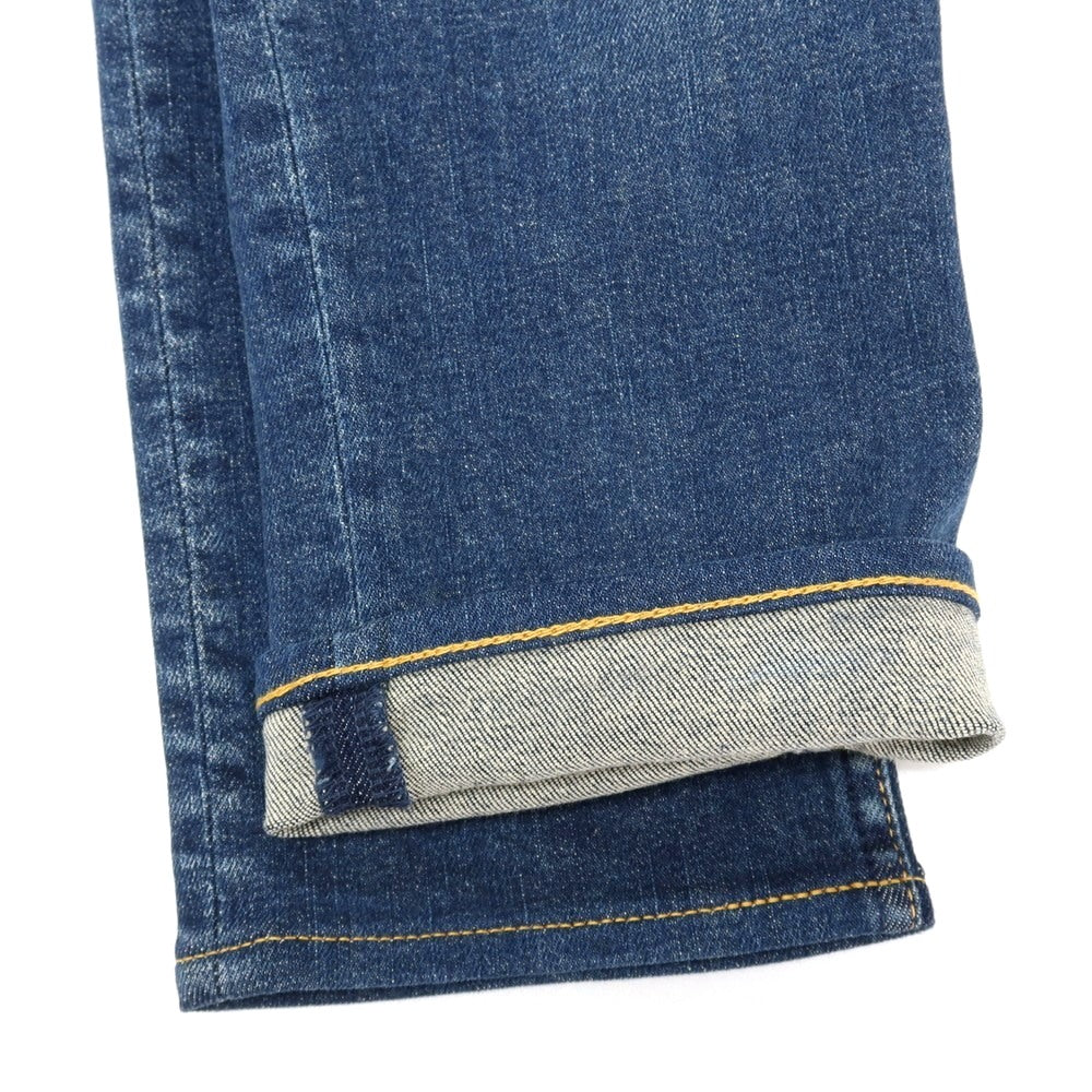 【中古】マインデニム MINEDENIM S.SLIM ストレッチ コットン デニムパンツ ジーンズ ブルー【サイズ10】【 状態ランクB 】【 メンズ 】