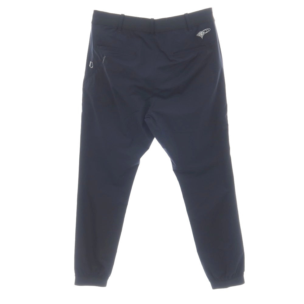 【中古】ビームス ゴルフ BEAMS GOLF ポリエステル 撥水ストレッチ ジョガーパンツ イージーパンツ ネイビー【サイズL】【 状態ランクC 】【 メンズ 】