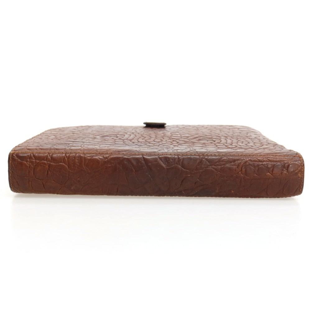 【中古】マルベリー MULBERRY レザー 手帳 ブラウン【 状態ランクC 】【 メンズ 】