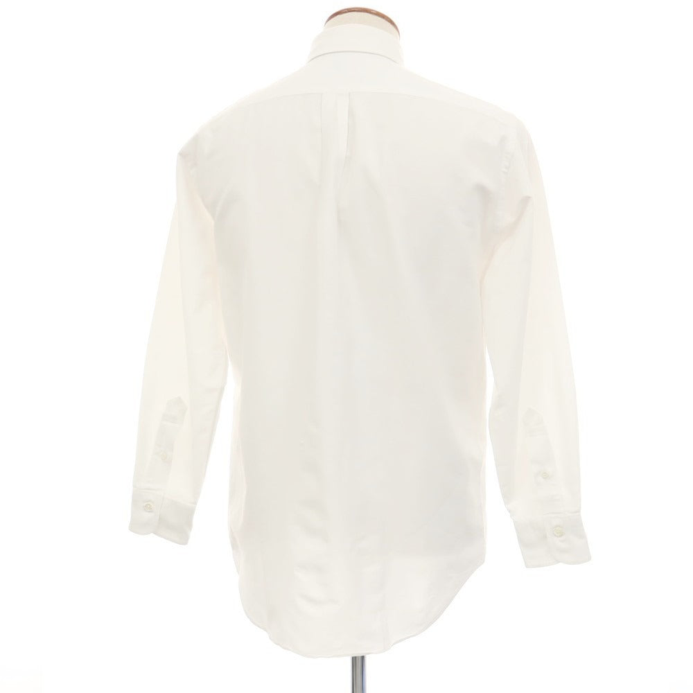 【中古】メイカーズシャツ カマクラ Makers Shirt 鎌倉 コットン ボタンダウン ドレスシャツ ホワイト【サイズ39】【 状態ランクC 】【 メンズ 】