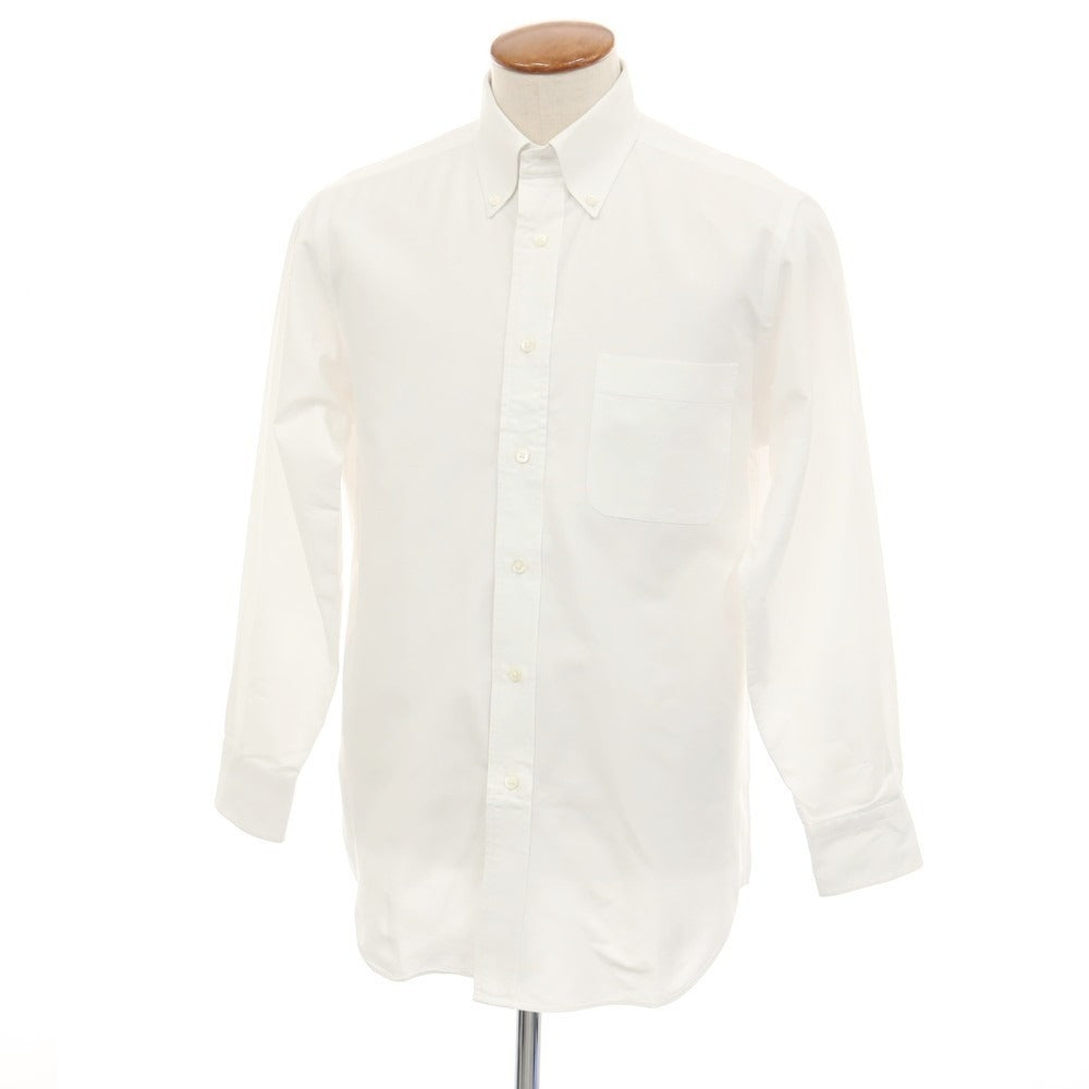 【中古】メイカーズシャツ カマクラ Makers Shirt 鎌倉 コットン ボタンダウン ドレスシャツ ホワイト【サイズ40】【 状態ランクC 】【 メンズ 】