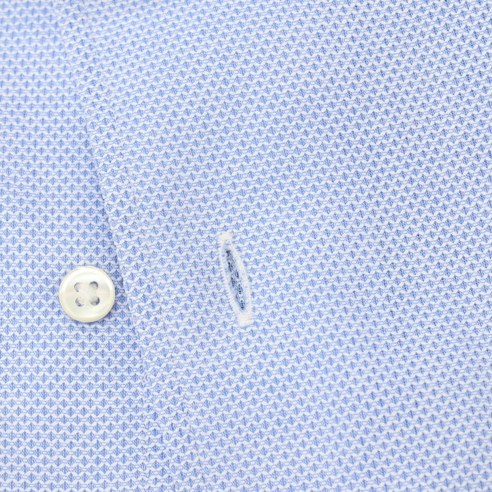 【中古】メイカーズシャツ カマクラ Makers Shirt 鎌倉 コットン レノクロス ワンピースカラー ドレスシャツ ブルー【サイズ39】【 状態ランクB 】【 メンズ 】