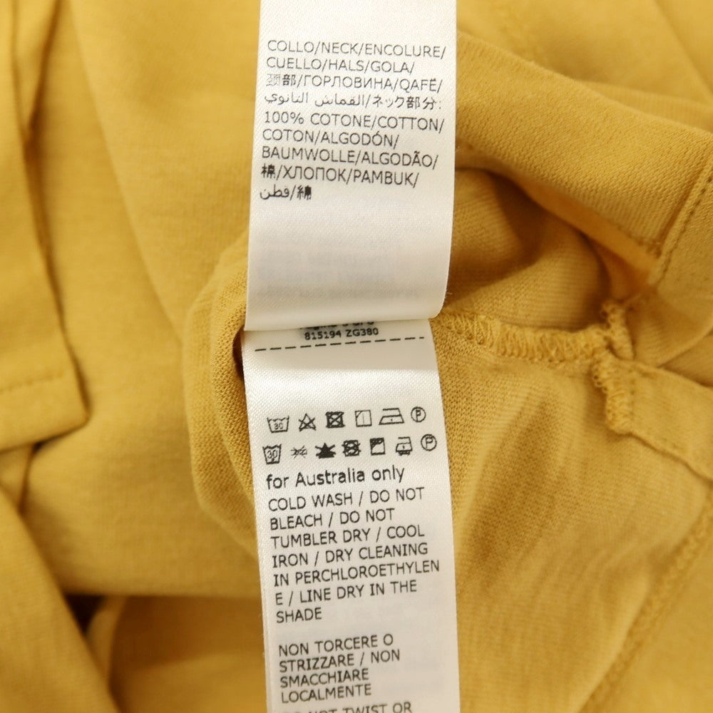 【中古】ザノーネ ZANONE アイスコットン クルーネック 半袖Tシャツ マスタード【サイズ46】【 状態ランクA 】【 メンズ 】