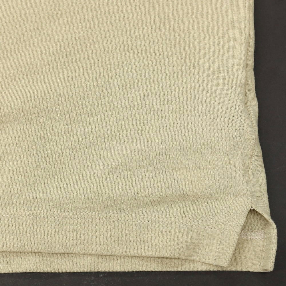 【中古】ザノーネ ZANONE アイスコットン 半袖ポロシャツ グリーンベージュ【サイズ46】【 状態ランクB 】【 メンズ 】