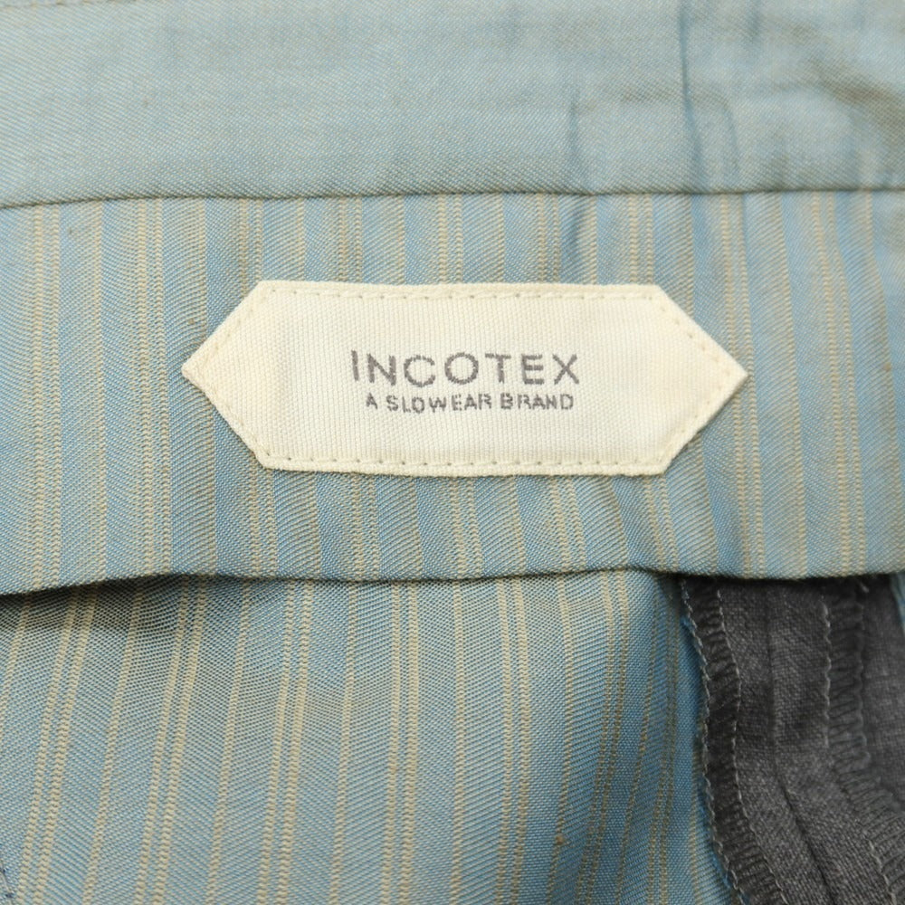 【中古】インコテックス INCOTEX SUPER100’S ウール ドレススラックスパンツ グレー【サイズ48】【 状態ランクB 】【 メンズ 】