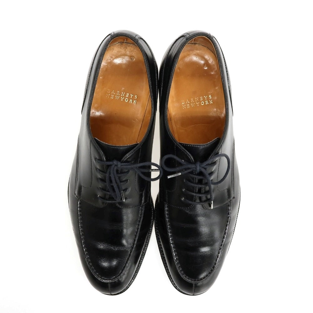 【中古】バーニーズニューヨーク BARNEYS NEWYORK エドワードグリーン製 カーフ ドレスシューズ ブラック【サイズ7 1/2 E】【 状態ランクC 】【 メンズ 】