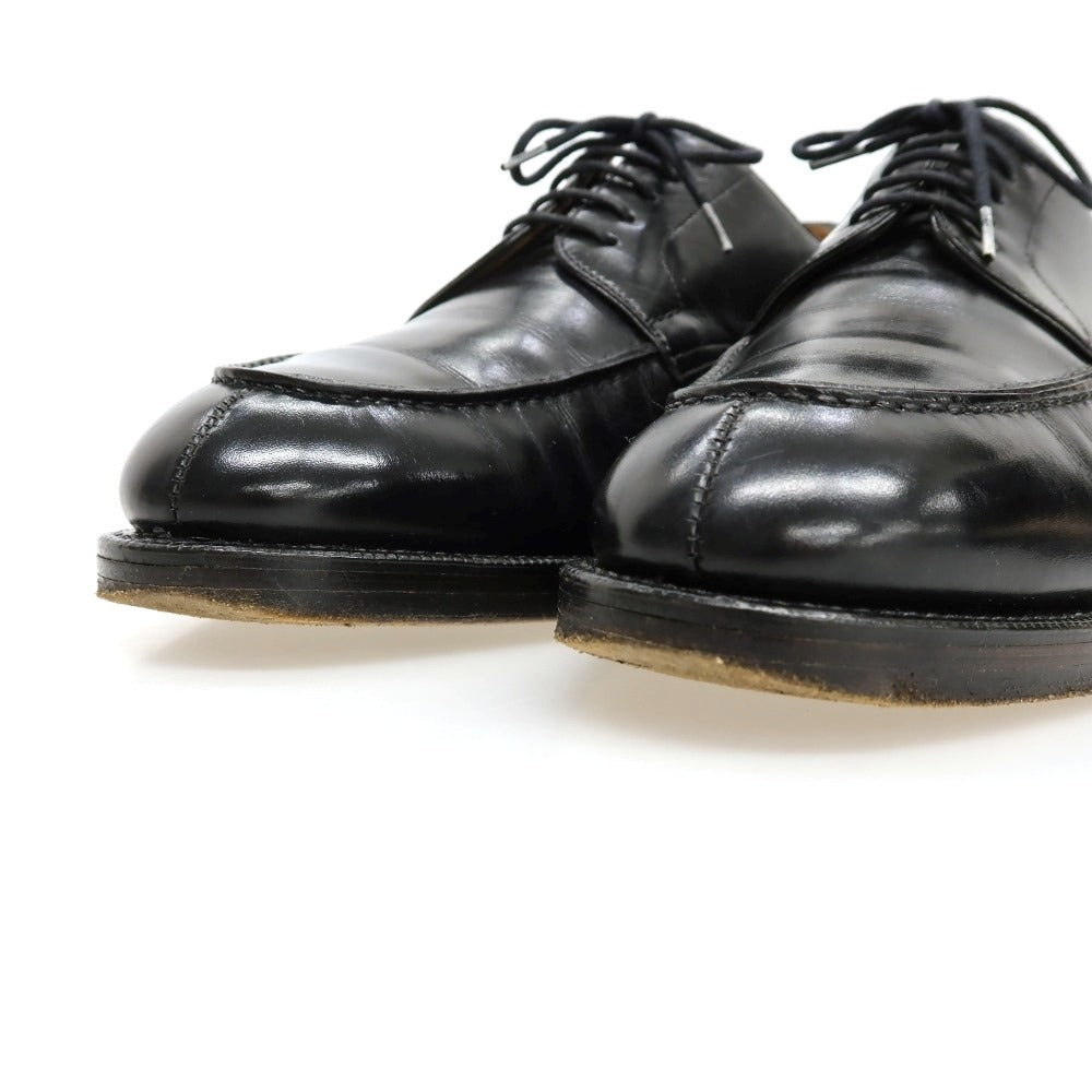 【中古】バーニーズニューヨーク BARNEYS NEWYORK エドワードグリーン製 カーフ ドレスシューズ ブラック【サイズ7 1/2 E】【 状態ランクC 】【 メンズ 】